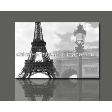 Cópia famosa da arte da torre Eiffel de Paris / impressão Impressão Em Canvas